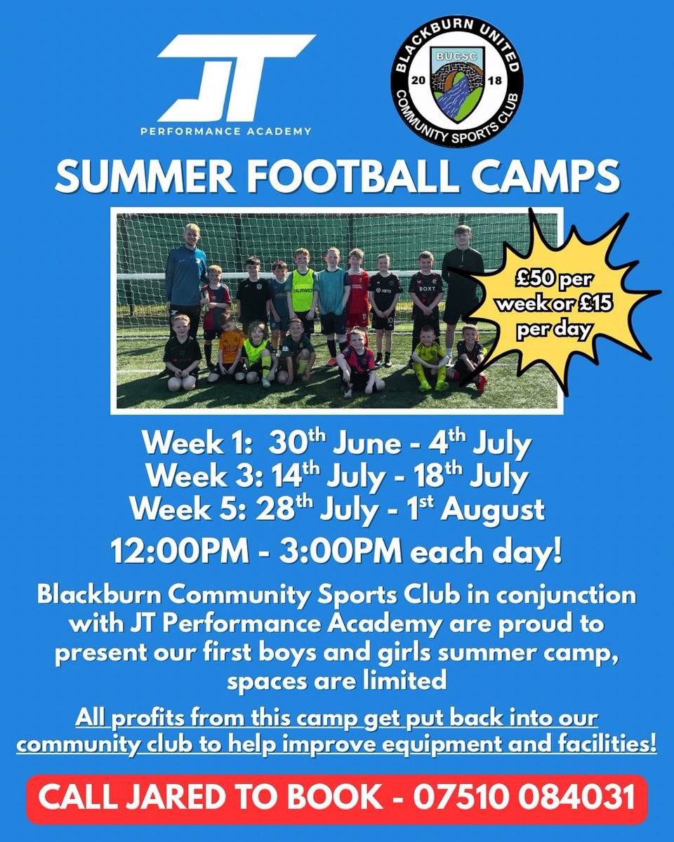 Blackburn United Community S.C. (@blackburnutdcsc) on Twitter photo Great coaching, great fun…..and just as importantly, all profits go back into your community facilities 🖤🤍🖤
#OneClubOneCommunity
#ForTheCommunityByTheCommunity
#montheburnie
<a href="/wlBlackburnPS/">Blackburn Primary School</a> <a href="/murrayfieldps/">Murrayfield Primary</a> <a href="/StKentAc/">St Kentigern's Academy</a> @simpsonprimary @WLseafieldPS <a href="/Tennant_PE/">Mr Tennant</a> <a href="/wlpinewood/">Pinewood School</a> Great coaching, great fun…..and just as importantly, all profits go back into your community facilities 🖤🤍🖤
#OneClubOneCommunity
#ForTheCommunityByTheCommunity
#montheburnie
<a href="/wlBlackburnPS/">Blackburn Primary School</a> <a href="/murrayfieldps/">Murrayfield Primary</a> <a href="/StKentAc/">St Kentigern's Academy</a> @simpsonprimary @WLseafieldPS <a href="/Tennant_PE/">Mr Tennant</a> <a href="/wlpinewood/">Pinewood School</a>