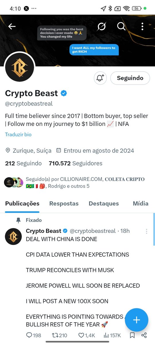 mkprogresso's tweet photo. @cryptobeastreal Isto é verdade? 🤨 https://t.co/WIH9qhUuXd