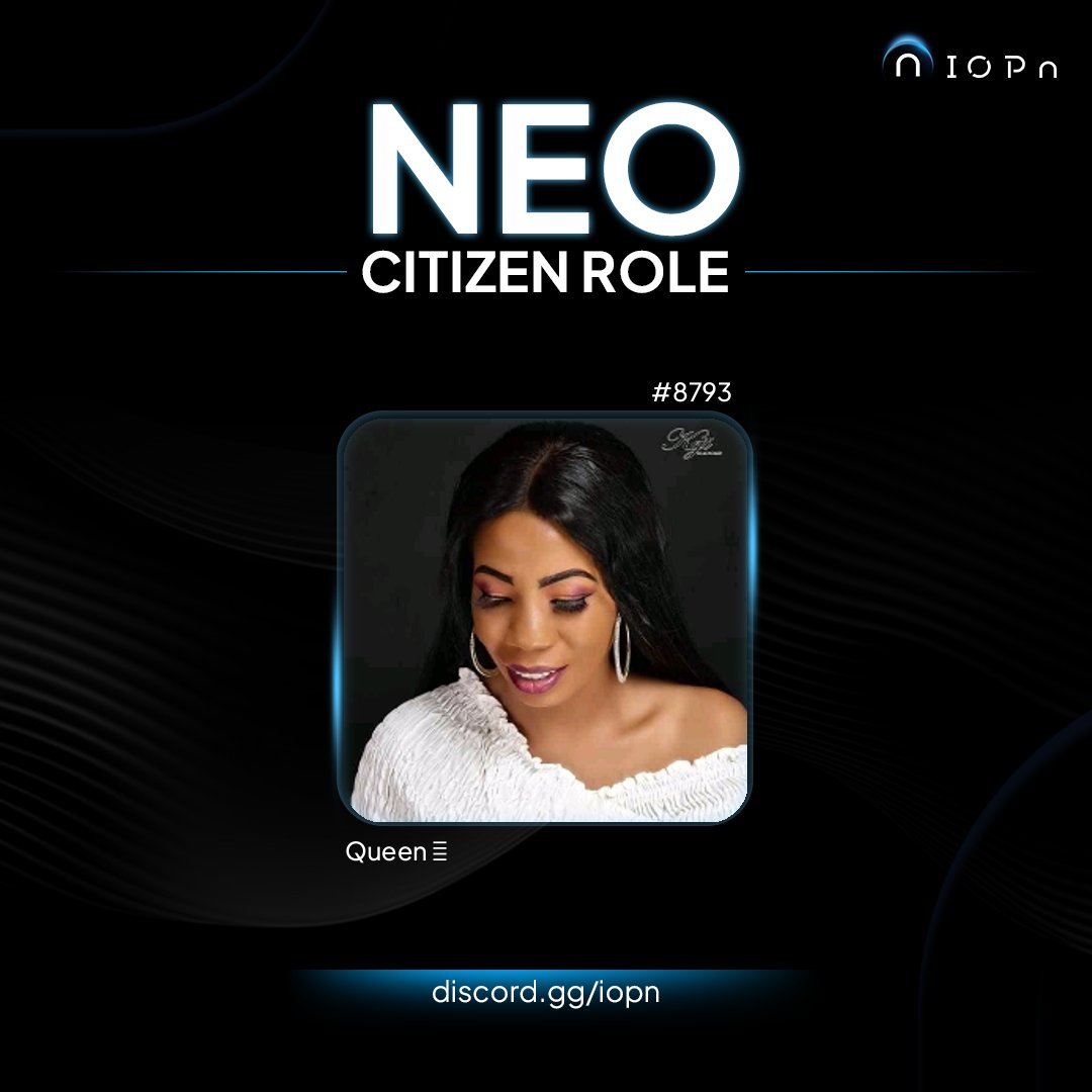 AMAZINGWORLD92's tweet photo. IOPn, the next layer 1 to keep your eyes on.
It’s a sovereign stack. Claimed my Neo-Citizen status on @IOPn_io.
Season 1 is coming.
https://t.co/modEZlQMnD https://t.co/RA9PSrnLCx