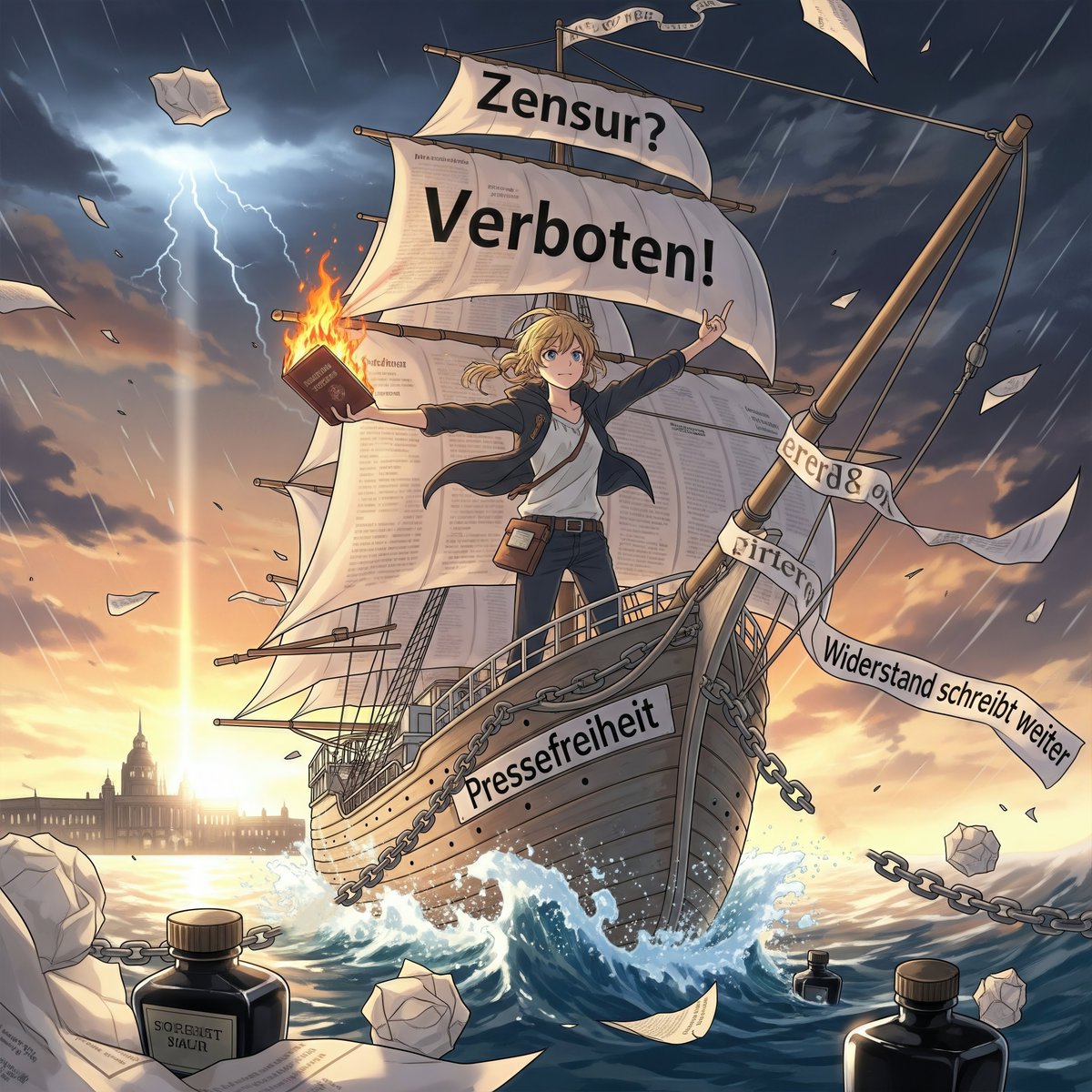 AyuHiroyuki's tweet photo. Ein Staat, der seine Presse bannt,
hat längst den Abgrund anerkannt!
Nicht weil wir Compact lieben – nein! –
weil Freiheit stirbt beim kleinsten Stein.
Drum zeigen wir, so hart wie klar:
den Finger – gegen Zensur-Gefahr!
#Pressefreiheit #WiderstandSchreibtWeiter #FreeCompact https://t.co/PJsbSbvirO