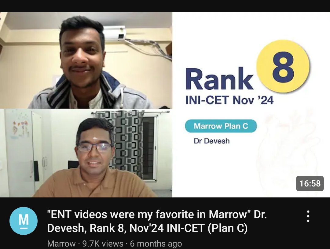 INICET @ AIIMS DELHI💔
May : Rank - 2, Radio Gen Seats - 0
Nov : Rank - 8, Radio Gen Seats - 2
(proved his mettle not once but twice but🥲... aise aur bhi bohot saare hai, the aur shayad rahenge)