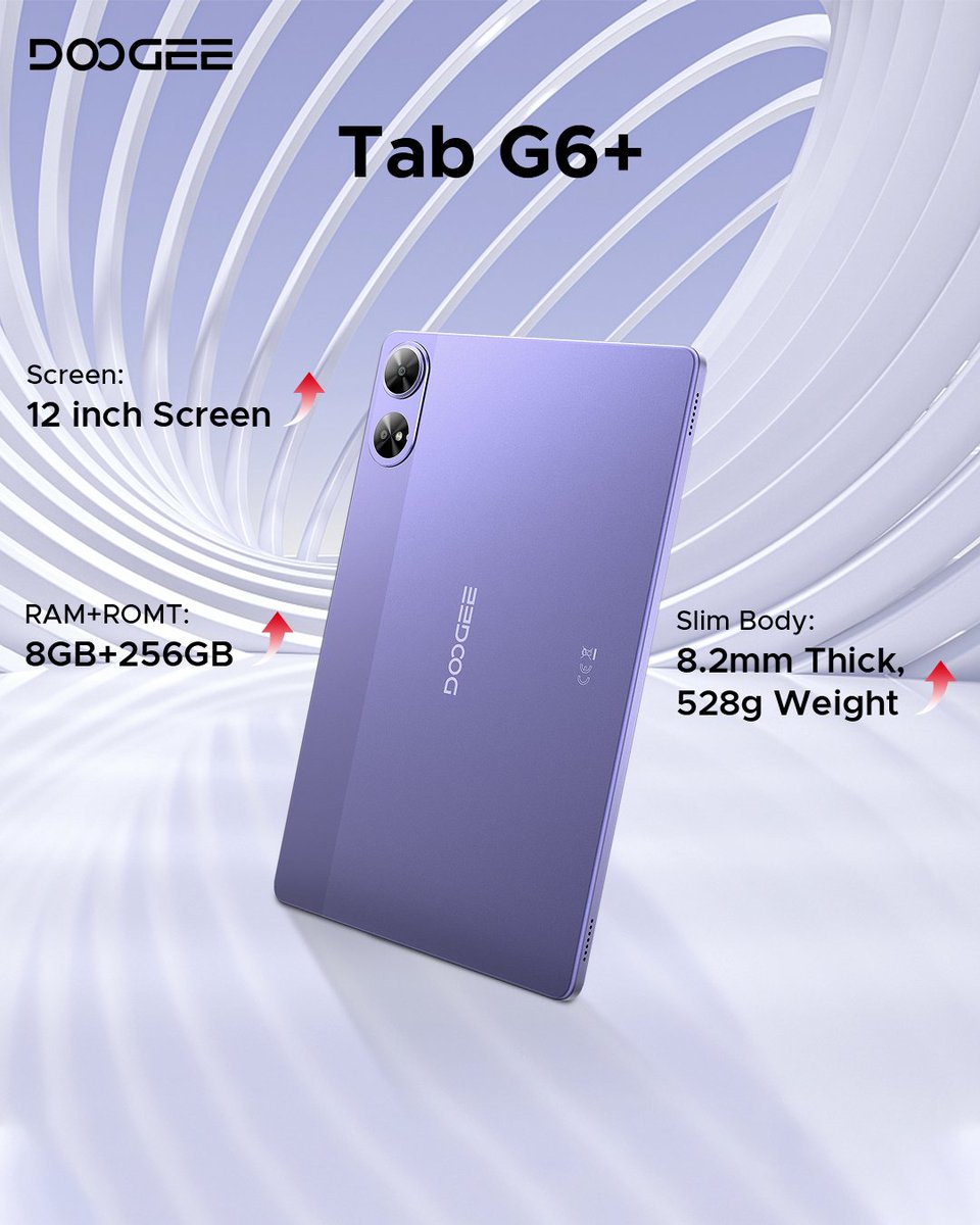 Tab G6+ - Your all-in-one study buddy 📷
With the upgrade to 12-inch screen, a slim body of 8.2mm thickness, and a larger capacity of 8GB + 256GB, G6+ provides you with an immersive world of breathtaking experience. Empower your learning journey.
Learn more: