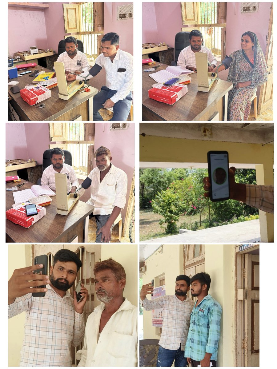 BORIYAAAMSK's tweet image. આજ રોજ આયુષ્યમાંન આરોગ્ય મંદિર બોરીયા બેચરાજી ખાતે NCD સ્ક્રિનિંગ અનેPmjay  કાર્ડ કરવામાં આવ્યા.@THOTalodSK @CdhoSabarkantha