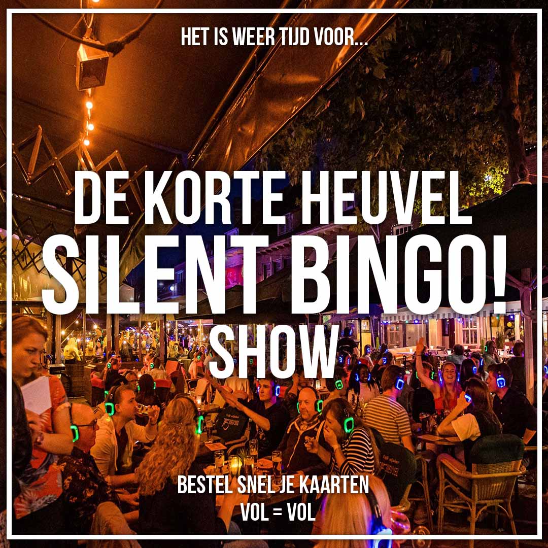 🎧 Bingo meets silent disco in hartje Tilburg!
De Silent Bingo Show op de Korte Heuvel = lachen, zingen &amp; winnen!
#SilentBingoShow #TilburgUitje #SilentDisco #BingoFun #KorteHeuvel