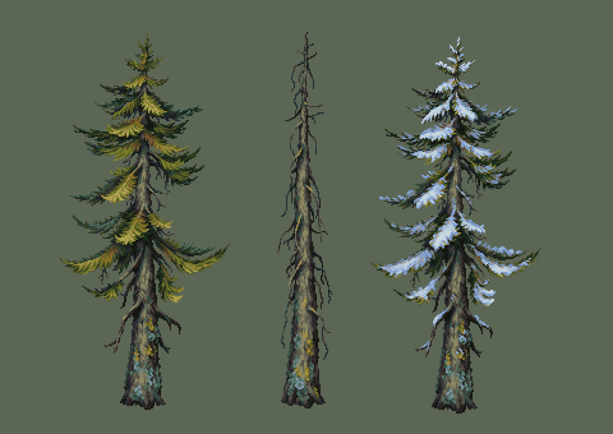 Do you like some trees too? Songs of Conquest Vanir #pixelart