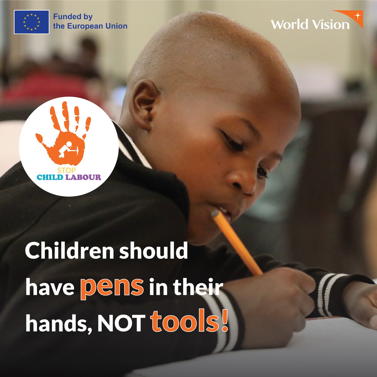 WorldvisionLS's tweet image. 🧒🏽 Progress is clear, but there’s more to do — let’s speed up efforts!
Too many kids are still working instead of learning.
@WorldVisionLS + @euinlesotho are acting to end child &amp;amp; forced labour.
📞 Report: 116 / 112
🧡 Together, we protect our future. #WDACL2025