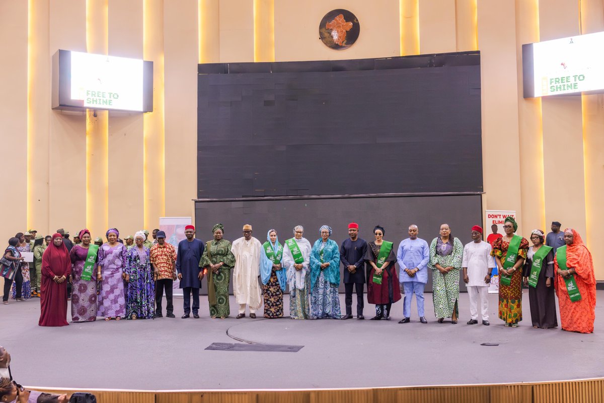 PriscillaOtti's tweet image. The "Free to Shine" campaign, spearheaded by Nigeria's First Lady, Senator Oluremi Tinubu, CON, is a triple elimination campaign of HIV/AIDS, Syphilis and Hepatitis among women of reproductive age; elimination of mother to child transmission, and treatment of children born with…