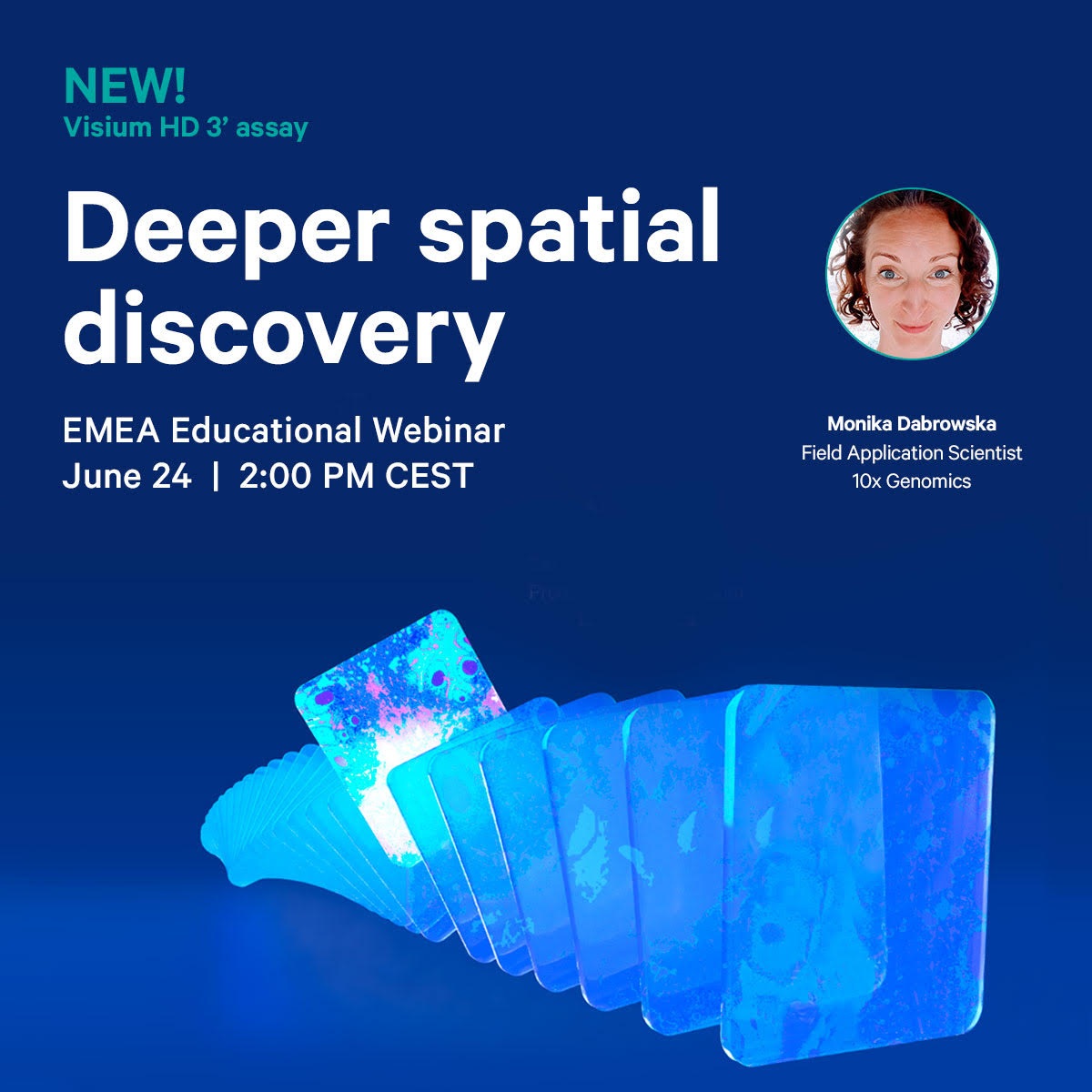 Join our webinar on the new #VisiumHD 3’ assay to explore spatial transcriptomics and the technical aspects of the platform. This session offers practical insights and examples for both beginners and experienced users. Register at bit.ly/3HpS0qA