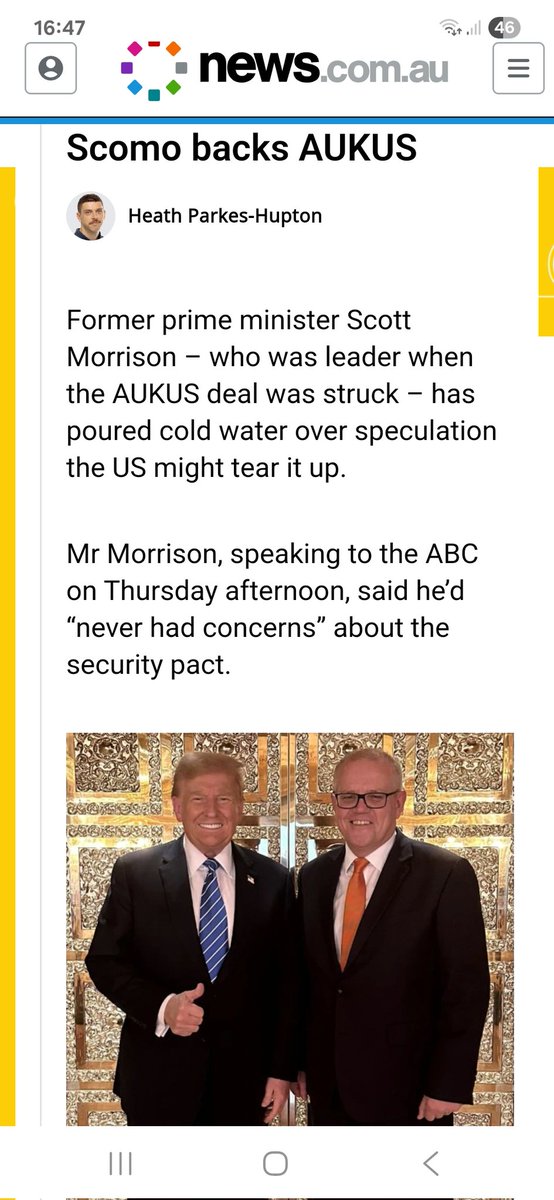 JulieAnnFinney2's tweet image. This is all you need to know about
AUKUS. Scott trusts it. Scott struck the deal. Scott gets a job. For goodness sake, don't enlist unless it's fixed. Training submariners now, to play with float toys in the bath. Don't enlist. 💙💔