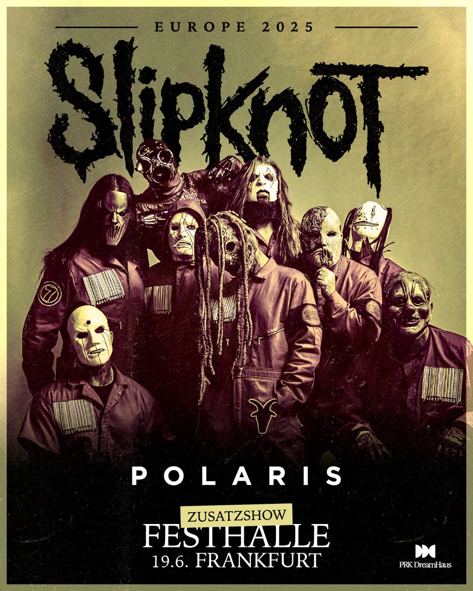 slipknot's tweet image. Frankfurt: A very limited amount of “All Out Life” First Access VIP packages have just been released.
Get VIP here: wearesuper.co/slipknot