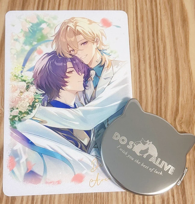ポスカとついでに作ったミラー ちょっとだけイベント持っていきます