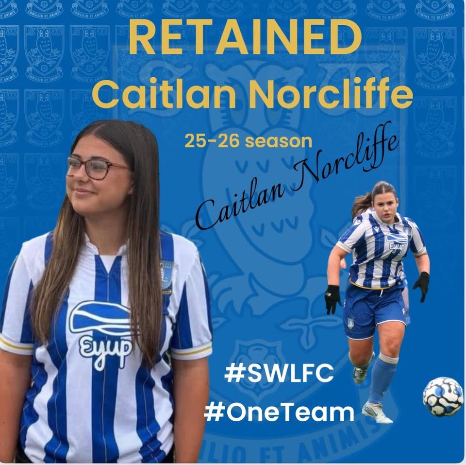 Sheffield Wednesday Ladies FC (@shefwedladies) on Twitter photo ✍️ RETAINED 
We are delighted to announce that Chloe and Caitlan have committed to the club for another season!
 
Look forward to seeing you back out there next season, 🦉
More retained player announcements coming soon 
#OneTeam ✍️ RETAINED 
We are delighted to announce that Chloe and Caitlan have committed to the club for another season!
 
Look forward to seeing you back out there next season, 🦉
More retained player announcements coming soon 
#OneTeam