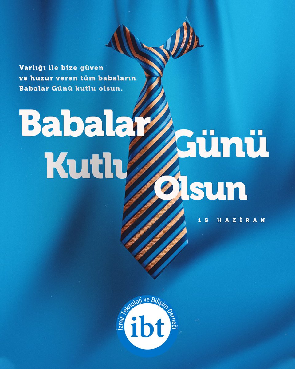 ibtorgtr's tweet photo. Varlığı ile her zaman bize güvende olduğumuzu hissettiren babalarımızın Babalar Günü kutlu olsun!

#babalargünü #babalargunu #babalargünükutluolsun #babacandır https://t.co/BMHwJIQAWL
