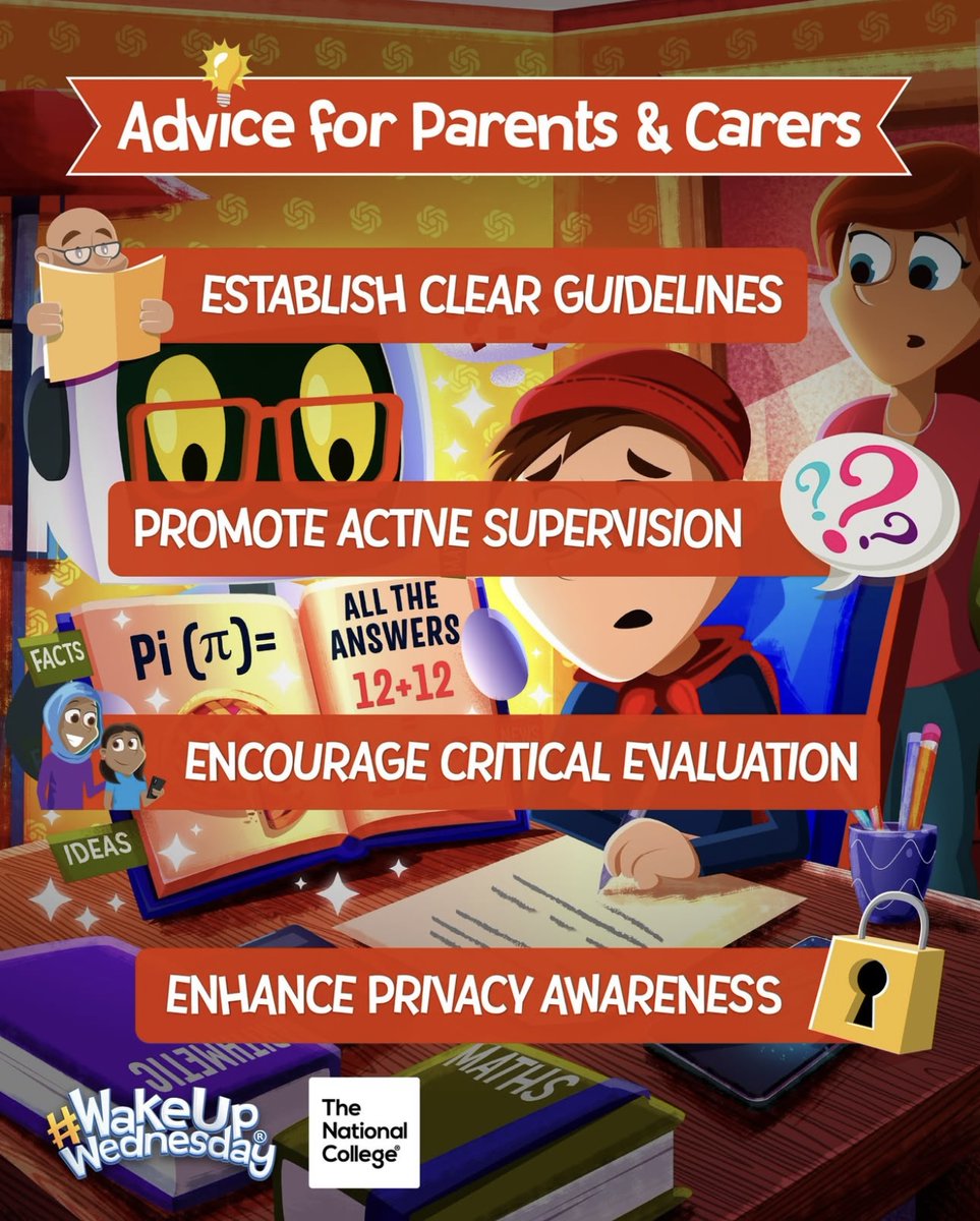 TrinityAcademyH's tweet image. 🚨AI is here to stay🚨 Generative AI is changing the way young people learn and play – but are they staying safe? Our free guide explores the #OnlineSafety risks and offers top tips for parents and educators 🛡🤖