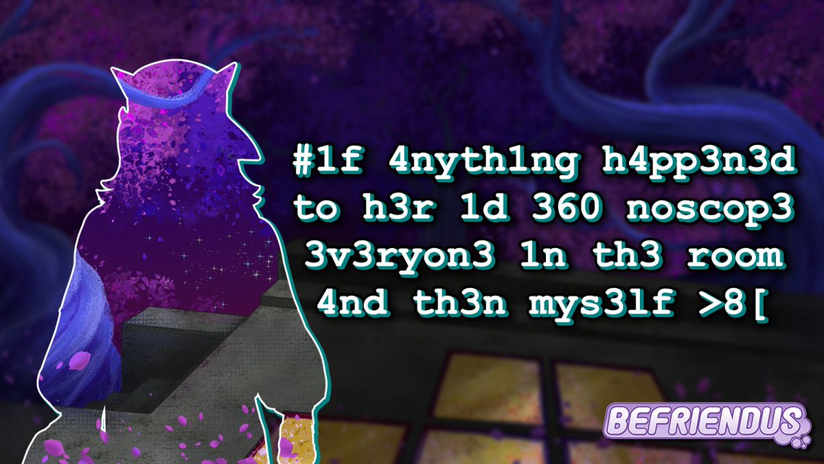 BefriendusGame's tweet photo. The stars of Befriendus volumes 7-8 are experts on airtime in their own special ways. Intermission 3 will still be coming first, but I couldn't not share something special for 6/12!
#befriendus #homestuck #pesterquest https://t.co/ytk3bLeAcD