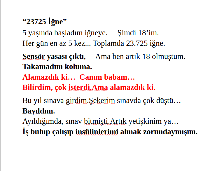 Tip 1 geçmiyor ama haklar geçiyor." #parmağımdelinmesin #Tip1Diyabet
<a href="/anadoludiyabet/">🇹🇷🇹🇷ANADOLUDİYABET🇹🇷🇹🇷ADANA</a>
@rterdogan
<a href="/sgksosyalmedya/">SGK</a>
<a href="/drmemisoglu/">Prof. Dr. Kemal Memişoğlu</a>
<a href="/HMBakanligi/">T.C. Hazine ve Maliye Bakanlığı</a>
<a href="/MahinurOzdemir/">Mahinur Özdemir Göktaş</a>
<a href="/tcailesosyal/">T.C. Aile ve Sosyal Hizmetler Bakanlığı</a>