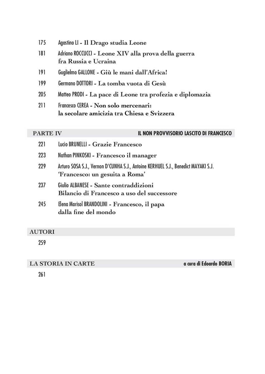 Ci siamo! Esce oggi il nuovo numero di <a href="/limesonline/">Limesonline</a> dedicato a Papa Leone XIV. Ho avuto il piacere e l'onore di curare tre articoli: appendice all'editoriale sui cattolici nel mondo, l'intervista al priore degli agostiniani padre Moral e "Giù le mani dall'Africa". Buona lettura!