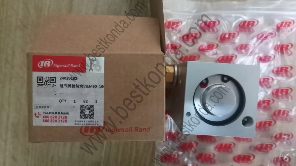Chasel17's tweet photo. 📷 Keep your compressor running at peak performance!
 Get the Ingersoll Rand Original Intake Valve Control Block – Part No. 24020182 for your V&amp;M90-160 
https://t.co/yY5PApQBd2
#IngersollRand #AirCompressorParts #OEMParts #24020182 #CompressorMaintenance #IRParts #V90 #M90 #V160 https://t.co/tkJy9TGS7K