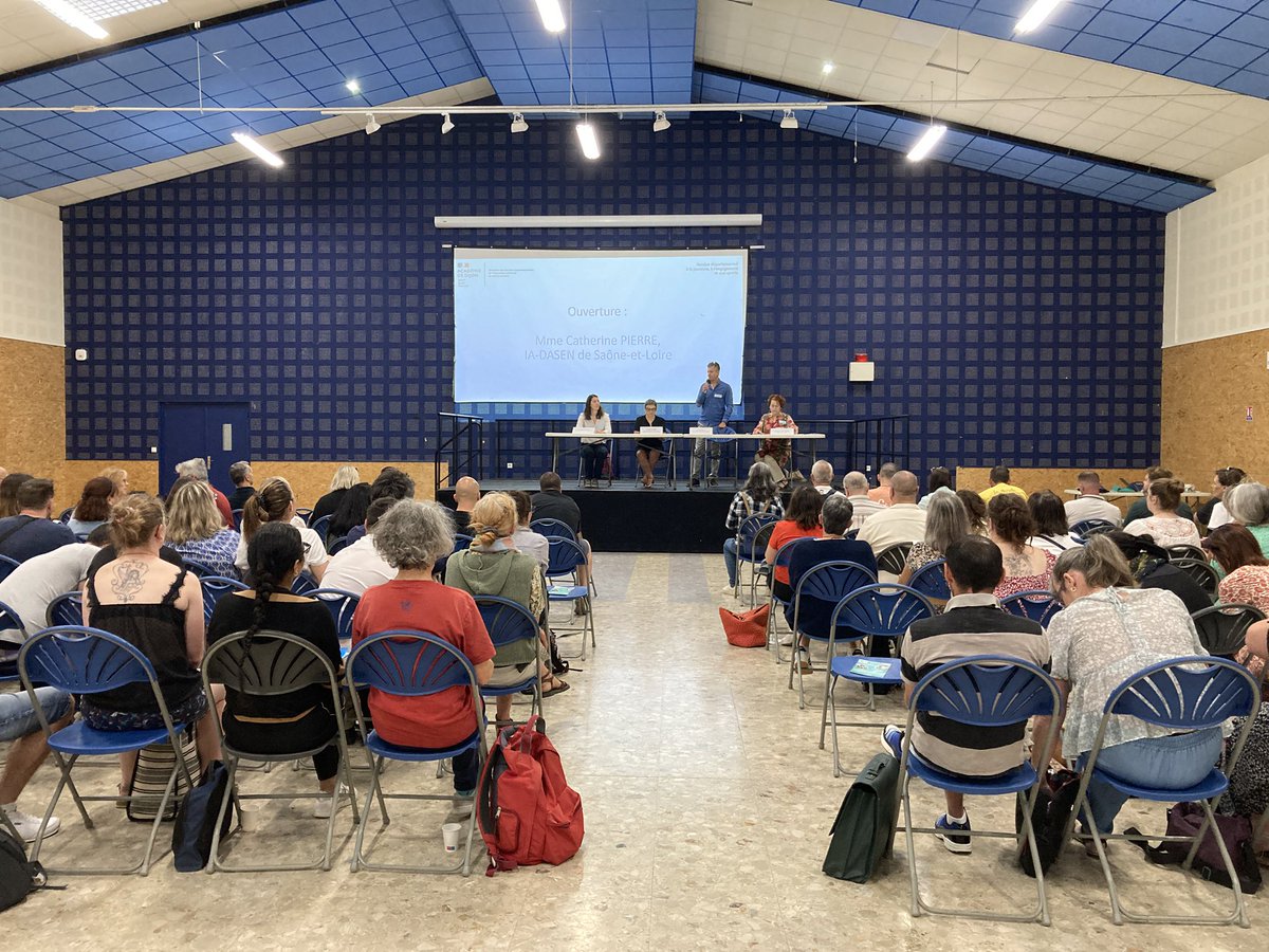 L’IA-DASEN Catherine Pierre a ouvert ce matin la Journée départementale des Accueils collectifs de mineurs, une journée d’échanges centrée cette année sur les thématiques de la sécurité et des compétences psychosociales. 
#SDJES #AccueilsCollectifs #ÉducationPopulaire
