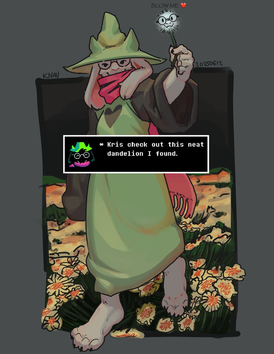 ItsFreakingKona's tweet image. thank you ralsei very cool