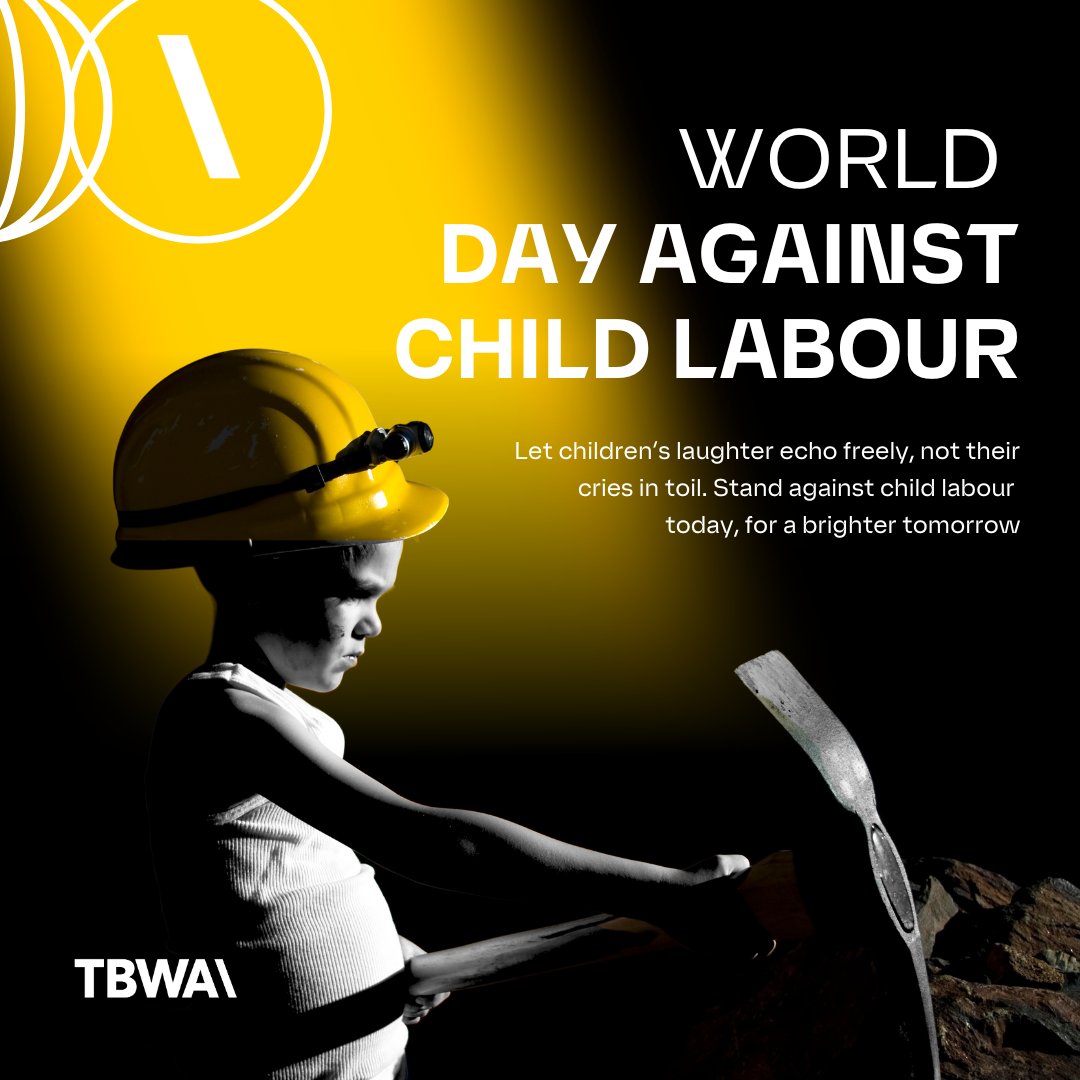 Every child deserves a childhood - not a pay check. On World Day Against Child Labour, we stand in solidarity to end the exploitation of children and protect their right to learn, play, and dream. #WorldDayAgainstChildLabour