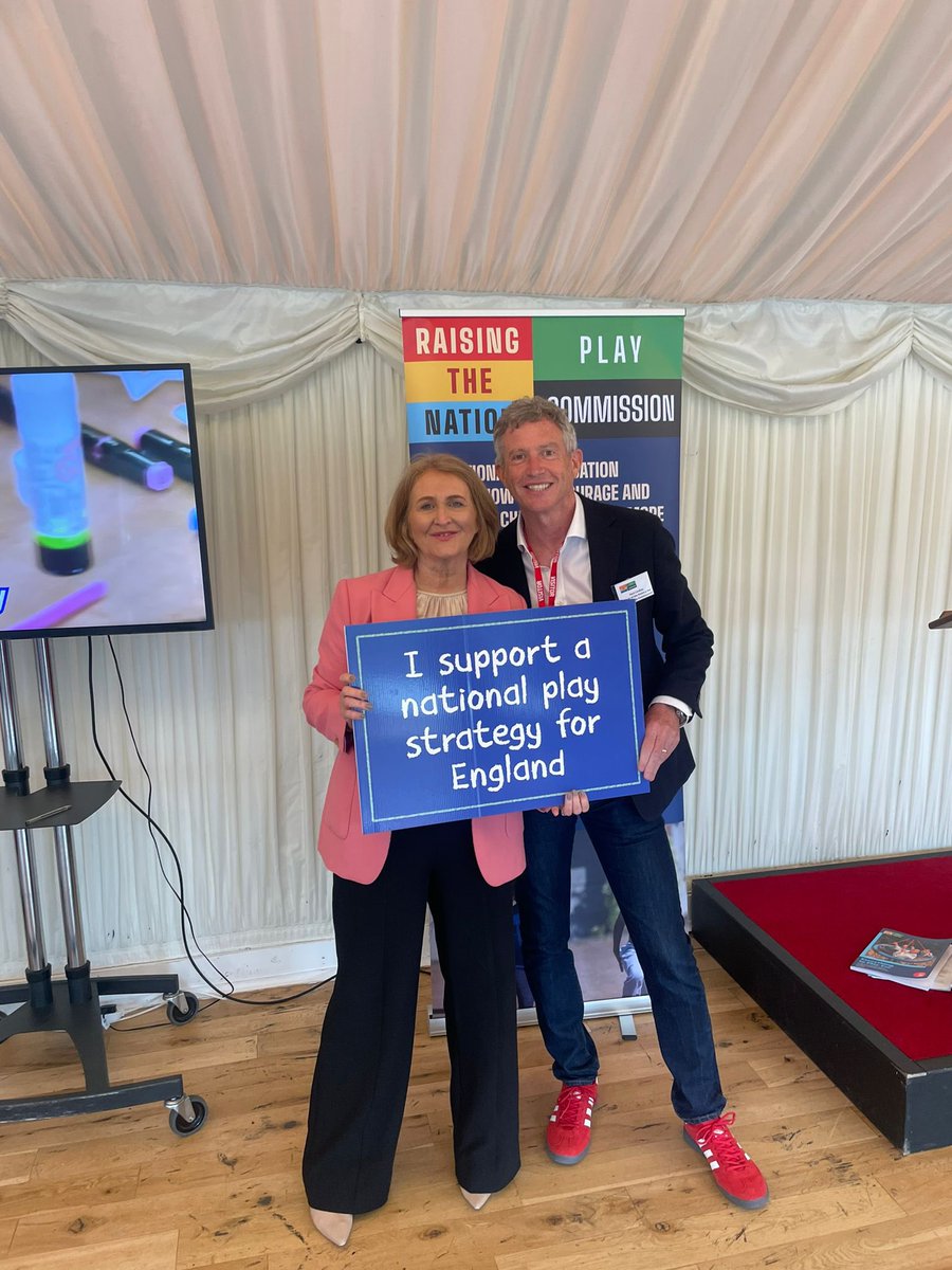 Anne Longfield (@annelongfield) on Twitter photo Great leadership from the Play Commission chair <a href="/Paul_Lindley/">Paul Lindley OBE</a>, fantastic input from all our experts & amazing & creative delivery from the brilliant team <a href="/CfYoungLives/">Centre for Young Lives</a> .
Thank you to all those who have supported this huge effort.
It's time for a new National Play Strategy. Great leadership from the Play Commission chair <a href="/Paul_Lindley/">Paul Lindley OBE</a>, fantastic input from all our experts & amazing & creative delivery from the brilliant team <a href="/CfYoungLives/">Centre for Young Lives</a> .
Thank you to all those who have supported this huge effort.
It's time for a new National Play Strategy.