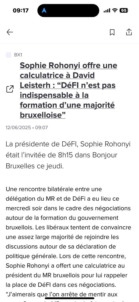 Voici un exemple de l’état d’esprit avec lequel je dois trop souvent composer depuis un an pour former un gouvernement. Le moment est grave, il faut avoir le sens de l’Etat. Les blagues de potaches, c’est pas le moment.