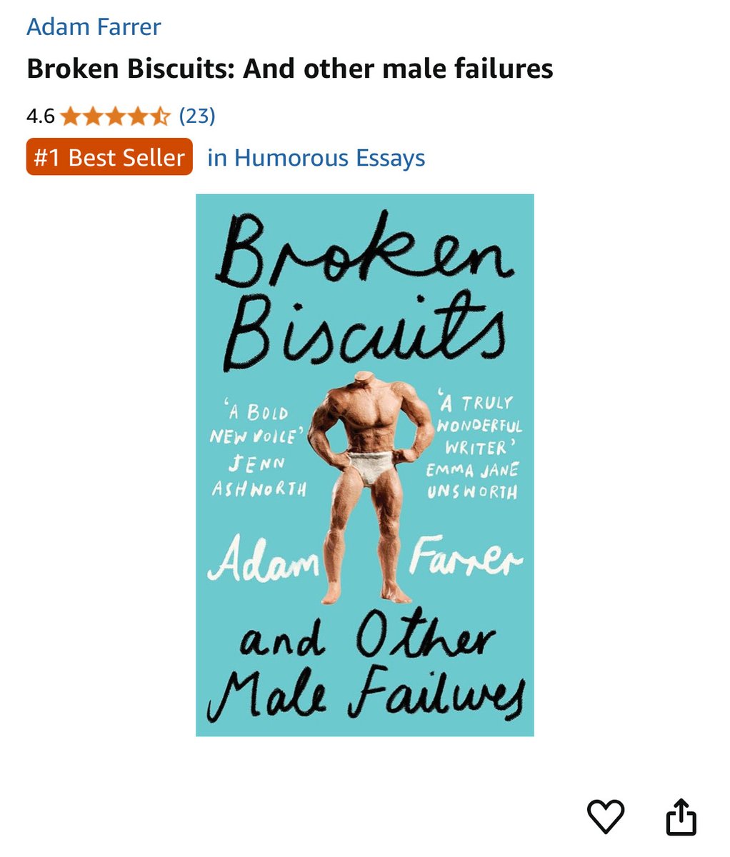 No.1 in the pop(ular book) charts. Thank you to everyone who bought it.