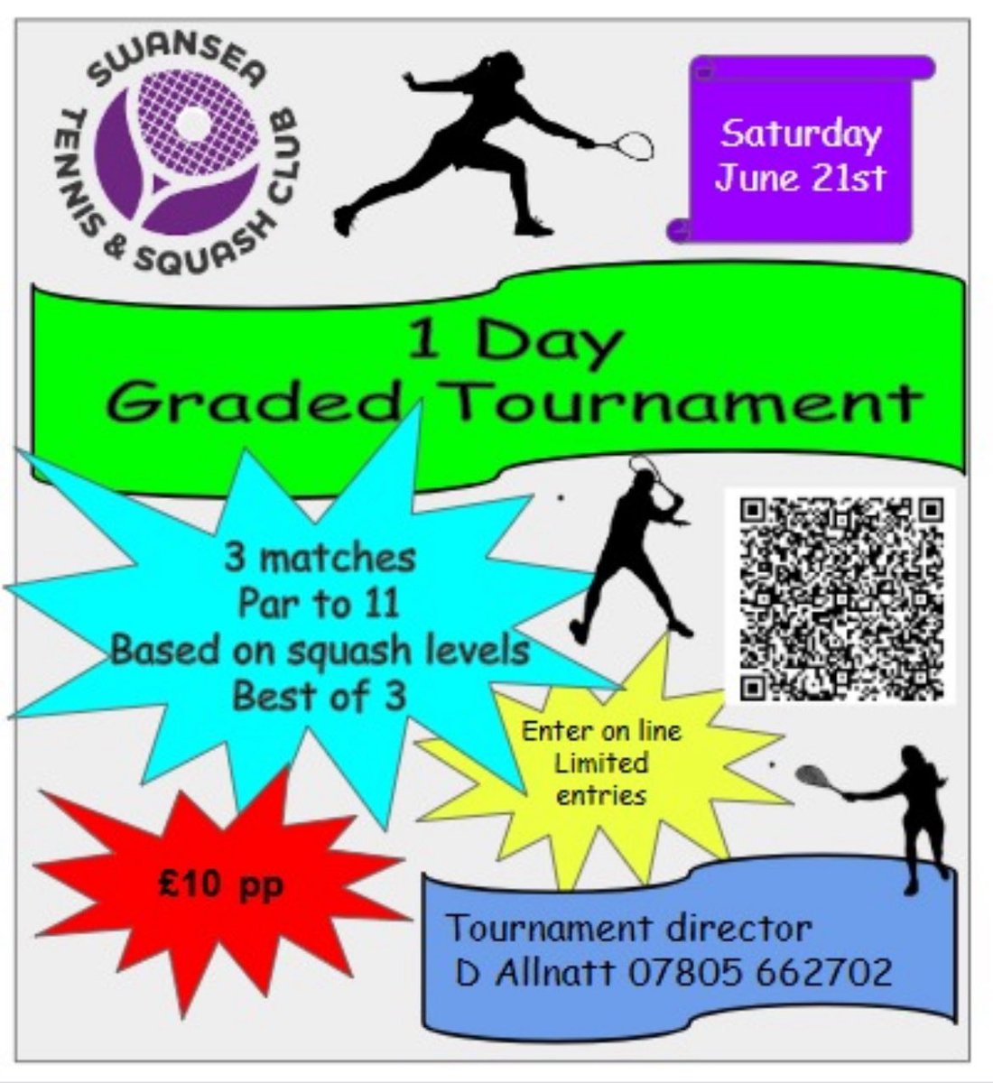 Still some spaces available for this event.

clubspark.lta.org.uk/SwanseaTennisa…