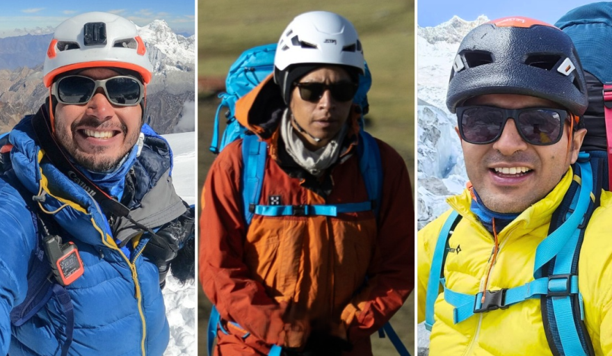 📷Búsqueda de los tres montañistas desaparecidos en el nevado Artesonraju ha sido suspendida temporalmente debido al alto riesgo que representan las condiciones climáticas en la zona.