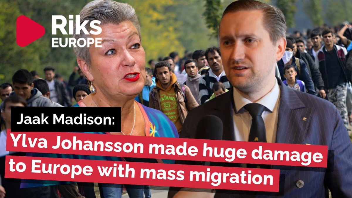 Estonian politician slams Swedish EU-commissioner for migration

youtube.com/watch?v=IBoLrn…

Jaak Madison of the Centre Party of Estonia does not lament the replacement of Swedish commissioner for home affairs Ylva Johansson, who became infamous during Ursula von der Leyen's last