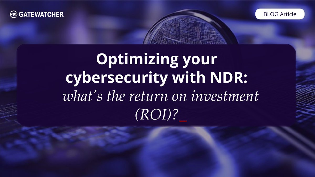 €4.88M - That’s the average cost of a data breach in France.
Still think cyber is “just a cost”?
🛡️ With NDR, you reduce risk, cut tool sprawl &amp; ease SOC fatigue.
The real question isn’t if you should invest - it’s what it’ll cost if you don’t.

Read now👉gatewatcher.com/en/resource/op…