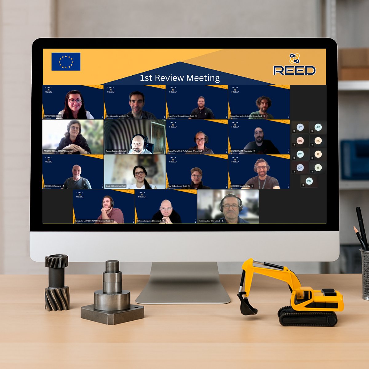 🎯On June 11, #REED_EU held our 1st Review Meeting, showcasing progress in platform design, pilots &amp; sustainability. ⚙️🌿Thanks to <a href="/EU_HaDEA/">HaDEA</a> PO Elena Angiolini, and reviewers Linda Meleo &amp; Roman Kaurson for the valuable feedback! 🙌
#HorizonEU #MaaS #SmartManufacturing