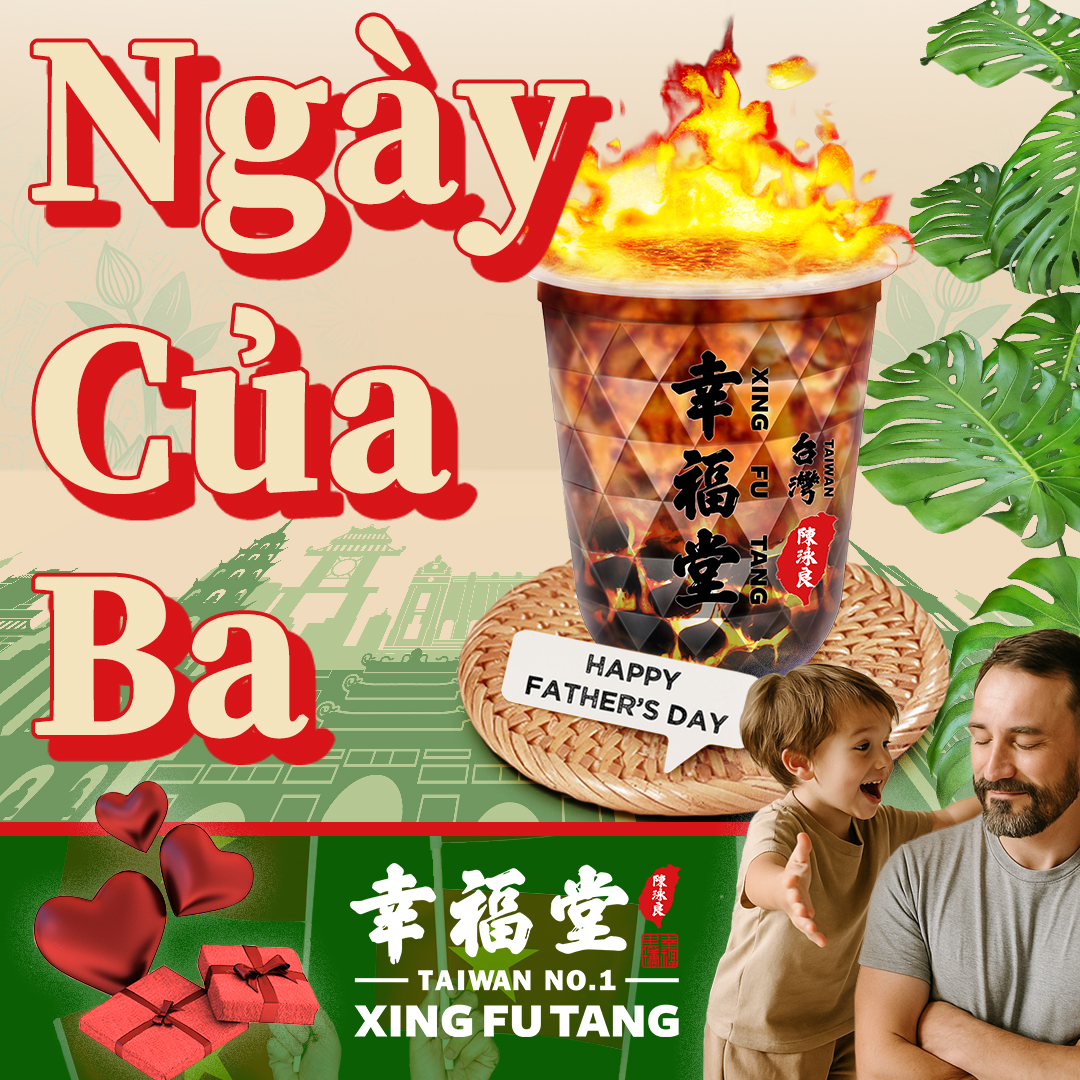 XingfutangGroup's tweet photo. The Superhero in our daily lives ☀️
Now it’s your turn to give your Dad a little sweetness and recharge his day 🍯✨
When words fall short, let the flavours do the talking!!
#XingFuTang #Taiwan #bubbletea #taiwanfood #viral #worldwide #trend #recommend #vietnam #fathersday https://t.co/IpZ3eDe9Qq