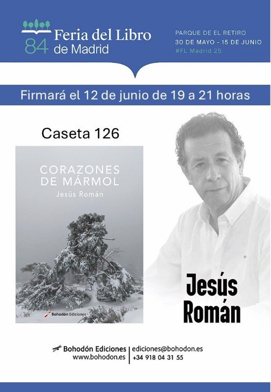 Día excepcional en Madrid: buena temperatura, hasta fresquito, y el parque del Retiro abierto. Así que... ¡os veo luego en la Feria del libro!
<a href="/ferialibromad/">Feria Libro Madrid</a>