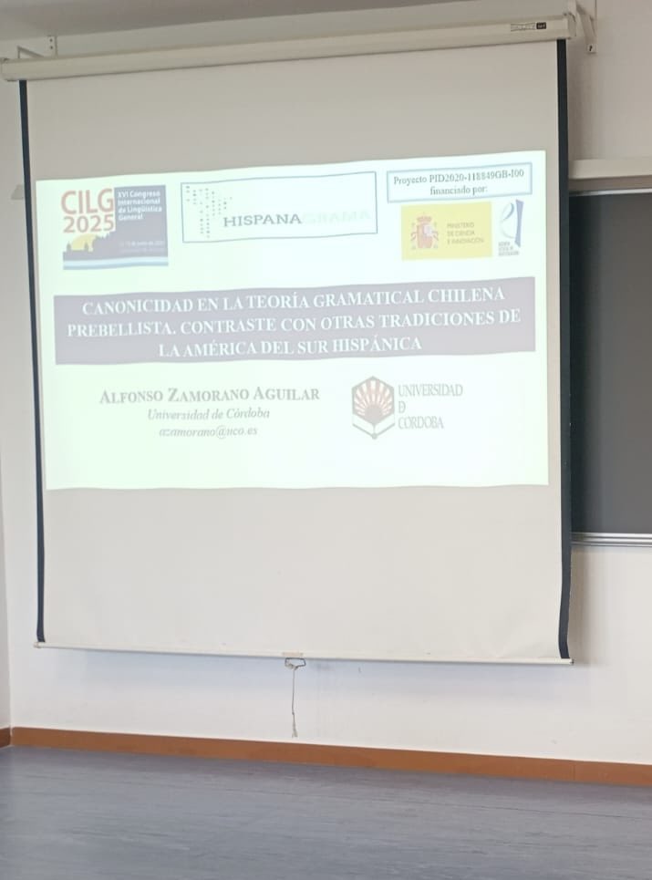 En el Congreso Internacional de Lingüística General, Alicante (11-13 de junio).
He hablado sobre canon teórico y gramatical en 42 textos de diferentes países de la América del Sur hispánica. Gracias a los/as asistentes por sus inestimables comentarios 🤗