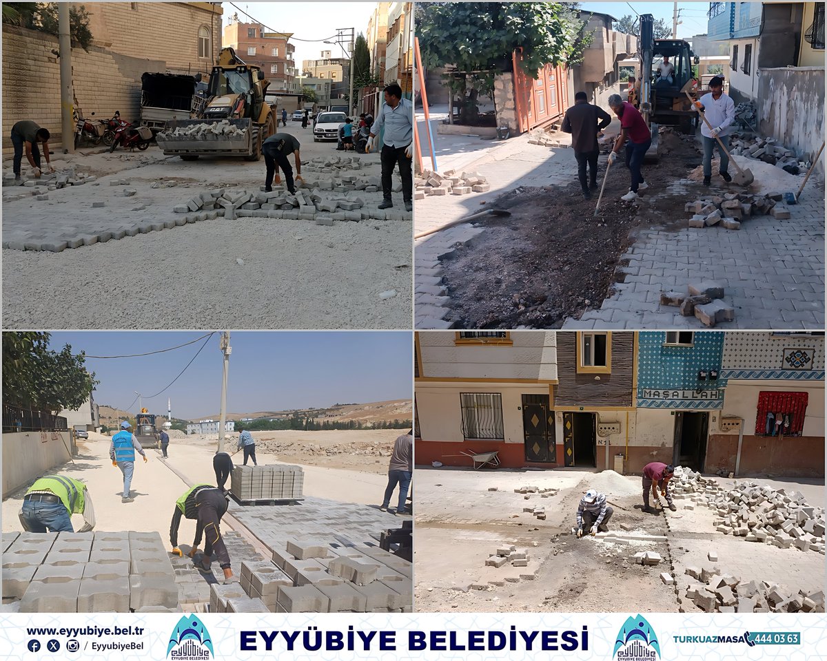 Eyyübiye Belediyesi’nden Hummalı Üstyapı Çalışmaları.

Eyyübiye Belediyesi Fen İşleri Müdürlüğü ekiplerimiz, ilçenin her köşesinde parke taşı döşeme ve üstyapı onarım çalışmalarını planlı bir şekilde sürdürüyor. 

Vatandaşlara daha konforlu ve güvenli yaşam alanları sunmak için