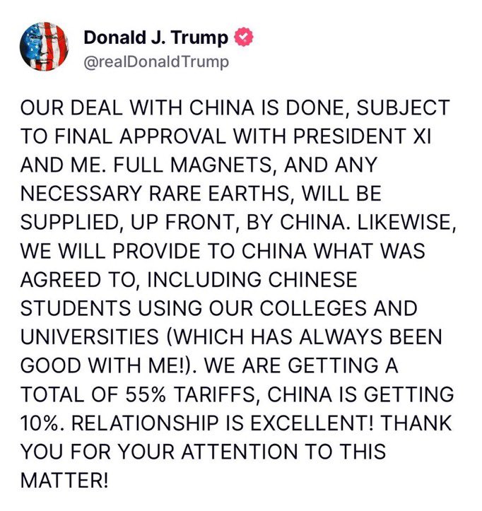 Kelly Toocool 💯 🐐 (@sarahjbrow32156) on Twitter photo Deal done for the two most powerful countries……. Thanks you Mr President <a href="/realDonaldTrump/">Donald J. Trump</a> and <a href="/PresidentXiCHN/">President Xi Jinping - Commentary</a> Deal done for the two most powerful countries……. Thanks you Mr President <a href="/realDonaldTrump/">Donald J. Trump</a> and <a href="/PresidentXiCHN/">President Xi Jinping - Commentary</a>