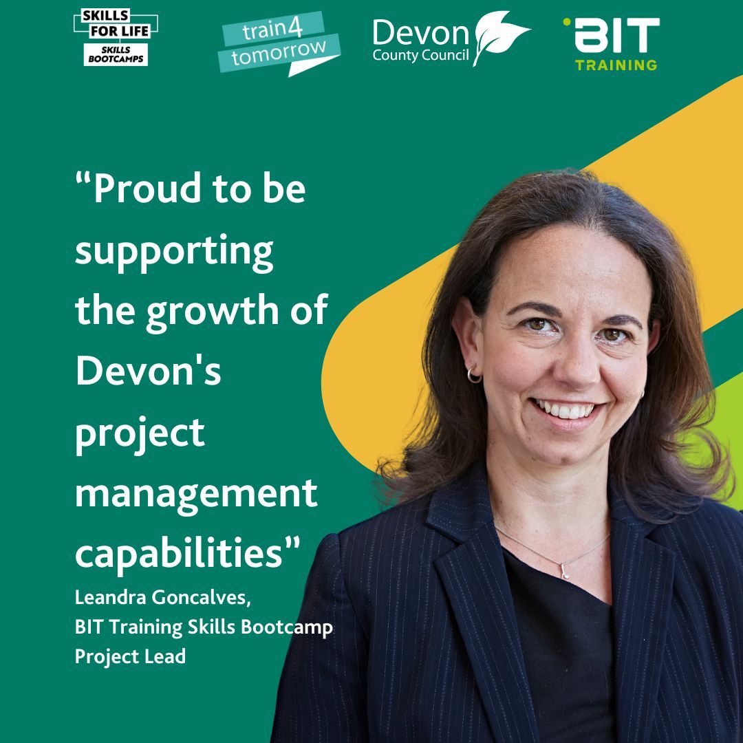 🚀 Want to boost your #ProjectManagement skills in Devon? Join BIT Training’s 10-week #SkillsBootcamp from 14th July - live online, packed with practical learning &amp; PRINCE2® cert ✅

Free for self-employed, SMEs pay just 10% (£240.50 + VAT) for employees:
thinkbittraining.co.uk/project-manage…