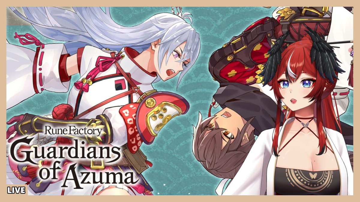 CeriYun ⛩️🪶 - Cozy Arc | Vtuber (@ceriyun_) on Twitter photo LIVE now with Rune Factory: Guardians of Azuma!
I may just nerd about this game all week...
Join me here! LIVE now with Rune Factory: Guardians of Azuma!
I may just nerd about this game all week...
Join me here!