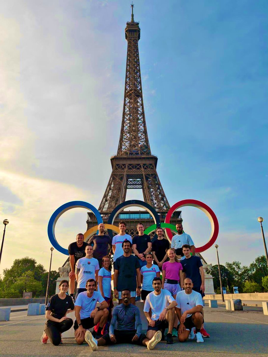 DucroquetSamuel's tweet photo. The best way to start the day ! 

On the margins of #VivaTech2025 in Paris, early morning run today, in great company 🏃🏼‍♀️ 🏃🏻 

Big thanks to H.E Abdulla bin Touq Almarri, minister of Economy of the #UAE 🇦🇪 and Marie-Cecile Tardieu, DG Invest @businessfrance for the invitation https://t.co/YMKKYjWk26