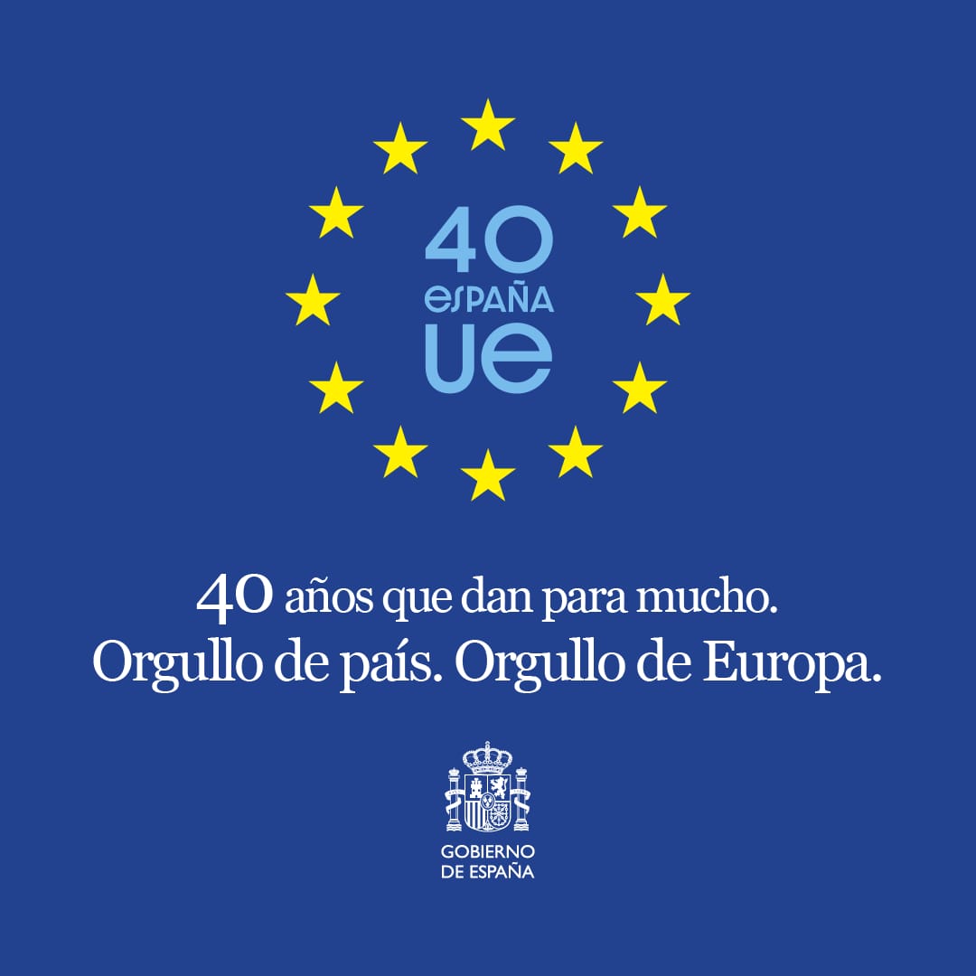 🇪🇺 Sin democracia no hay Europa.

Cincuenta años de libertad y cuarenta años de pertenencia a la Unión Europea constituyen el periodo de mayor estabilidad, prosperidad y derechos de la historia de nuestro país.

#EspañaEnLibertad #EspañaEnEuropa #NoEsHistoriaSonTusDerechos