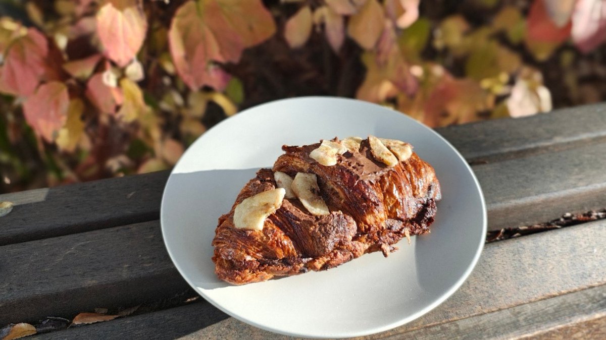 Our nutella and banana croissant is just what you need on those cold winter days.