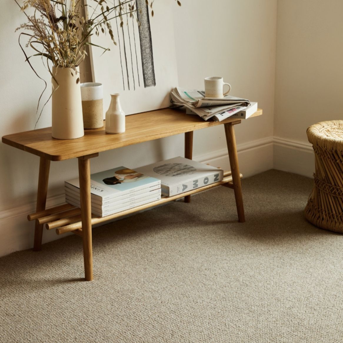 Some rustic carpet design with the shade Wholegrain from our <a href="/CormarCarpets/">Cormar Carpets</a> Fairisle range. This is an ideal carpet to add warmth and texture to a room, made from 100% wool, its loop finish creates textural interest and a homely feel. Available in 10 shades in our showroom.