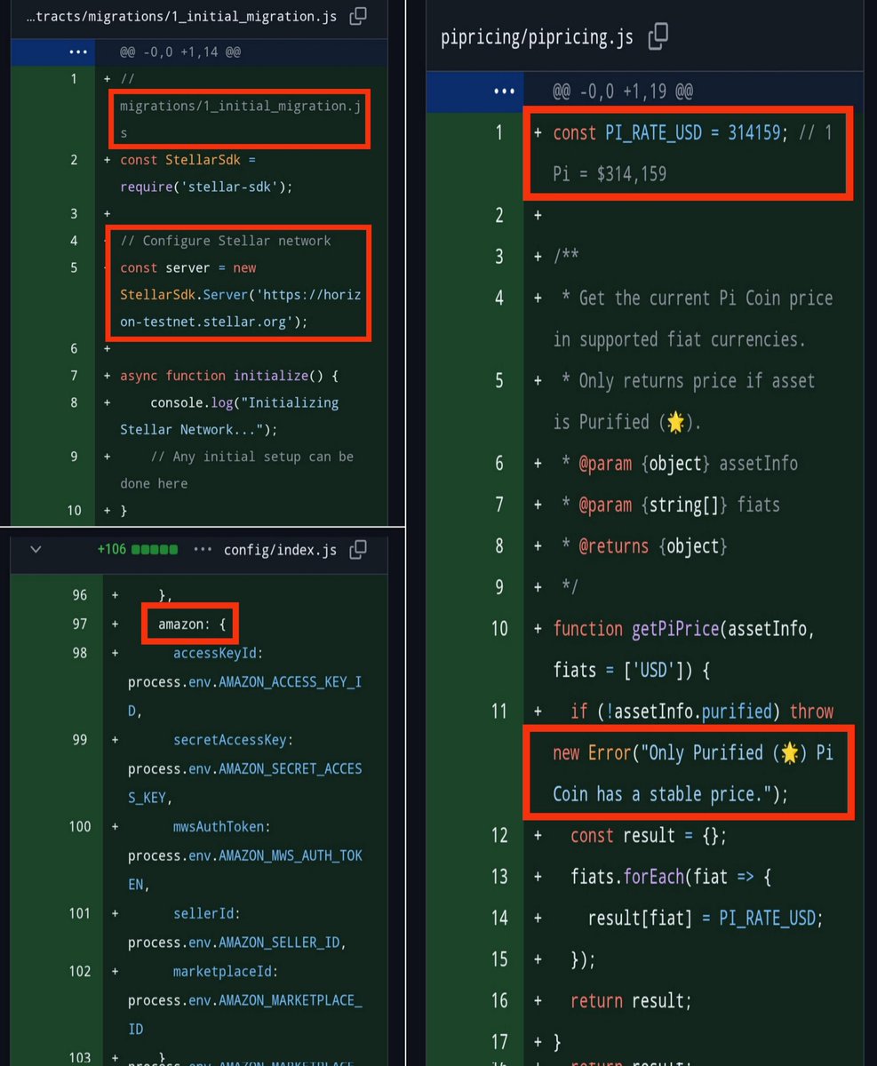 ✅ Big Companies like Amazon and SAP Hybris will also enforce exclusively your migrated Pi,1 Pi = 314159 USD..You can swap Pi for Amazon Token and SAP Hybris Token before you shop for Products on that Platforms.

Platform Configuration (Index):
github.com/KOSASIH/Global…

✅ Your