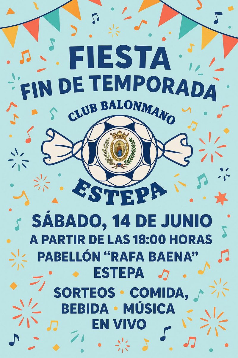 🎉🤾Fiesta del #balonmano en #Estepa 🤾🎉 Enhorabuena al <a href="/BalonmanoEstepa/">Club Balonmano Estepa</a> por la magnífica temporada 👏👏