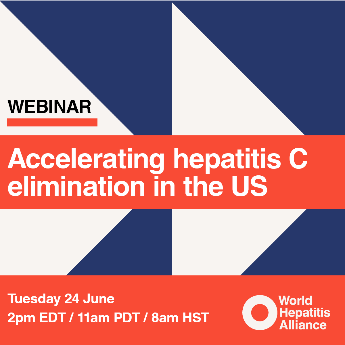 Hep_Alliance's tweet photo. 2.4 million people in the US live with hepatitis C, yet less than a third have been diagnosed, &amp; even fewer are being treated.

Join our 'Accelerating hepatitis C elimination in the US' webinar, to explore what’s urgently needed to change this.

Register: https://t.co/WLLLTodQhn https://t.co/duXgytThlo