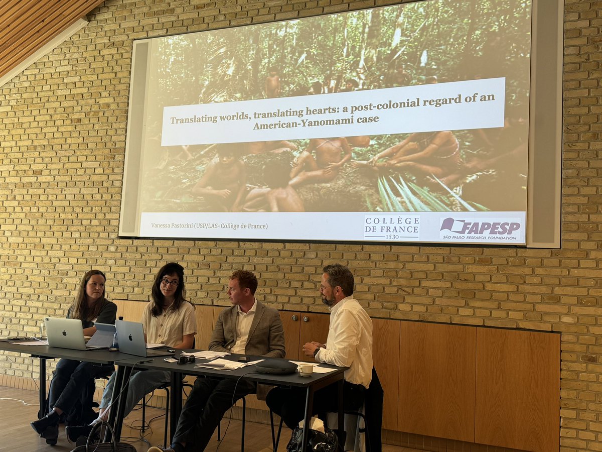 Starting day 2 of the 2025 ISIH conference in still sunny Aarhus, with a panel on post colonial critique, feat. Isabelle Napier (Oxford), Matthew Birchal (New South Wales) &amp; Vanessa Pastorini (Sao Paulo) chaired by Christian O. Christiansen (Aarhus)