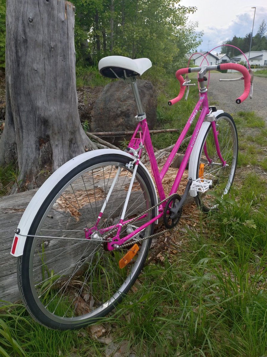 Uusin pyöräprojekti on nyt valmis!
Tästä jollekin edullinen Nopsa Citylady sinkula!
#pyöräily #pyöräilytwitter