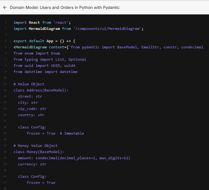 🌸 Fun: "Don't worry, React is not going to take over the world just because LLMs are trained on a lot of React" 

as it generates Pydantic code in a React component at the start of a conversation where I ask for Python code as a Python expert, and React was never mentioned🤣